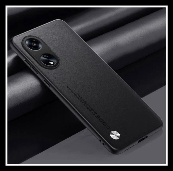 Gambar Oppo A98 5G Vegan Plain Leather CODE Original Casing Hard Case Cover Soft Pc - HITAM., OPPO A98 5G. dari Case Thebest undefined Tokopedia