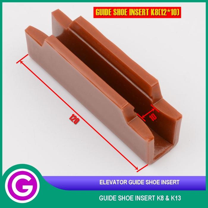 Gambar elevator insert guide shoe/lift guide shoe insert K8/K13 - K8 dari Gogel Eletec undefined Tokopedia