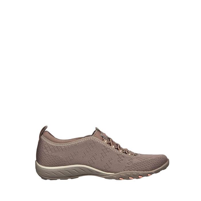 Jual SEPATU SKECHERS BREATHE-EASY WOMAN BNIB 100% ORIGINAL TAUPE