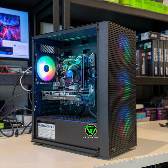 Promo pc cpu processor intel core i3 9100f, Mobo H310 siap gaming