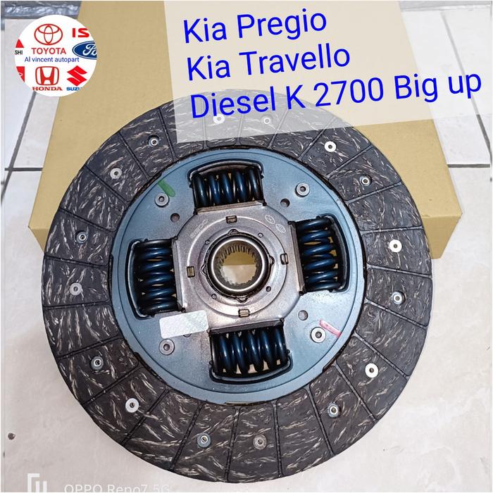 Gambar kampas kopling kia pregio kia travello big up diesel K2700 ORIGINAL dari alvyncent autopart undefined Tokopedia