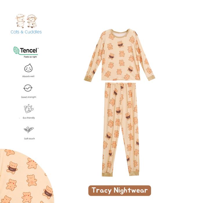 Gambar CotsandCuddles - Cotsie | Playdate Series | TENCEL | Nightwear | Setelan Lengan Panjang Anak-Anak |  Set - TRACY, 4 YEAR dari Cots & Cuddles Official undefined Tokopedia