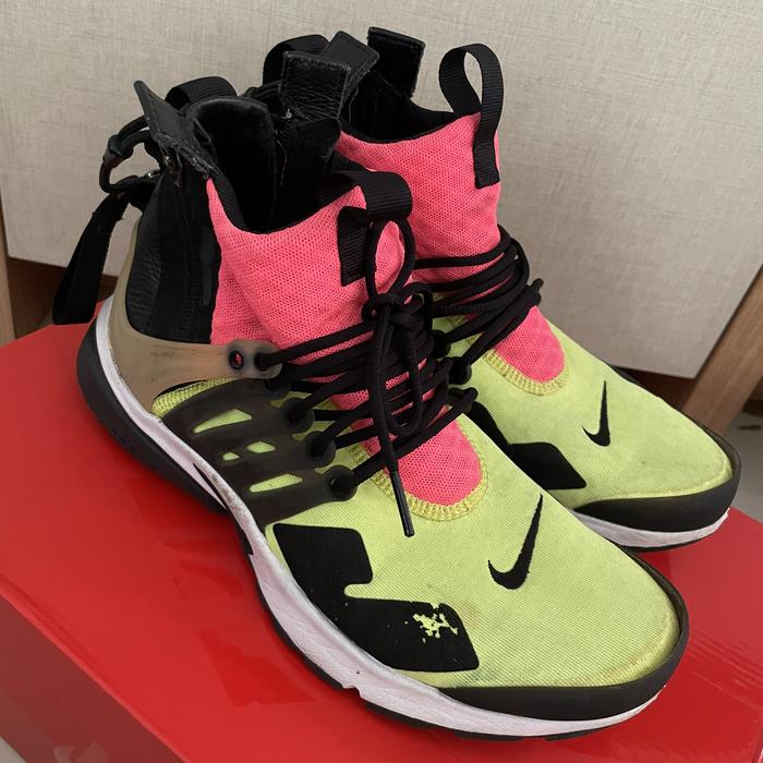 Sepatu Presto Nike High Top Air Presto Mid Akronim Akronim Olive