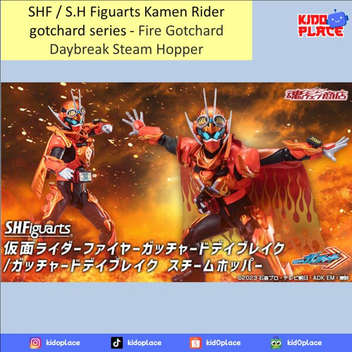 Gambar SHF / S.H Figuarts Kamen Rider gotchard series - Fire Gotchard Daybreak Steam Hopper - DP dari kid0-place undefined Tokopedia