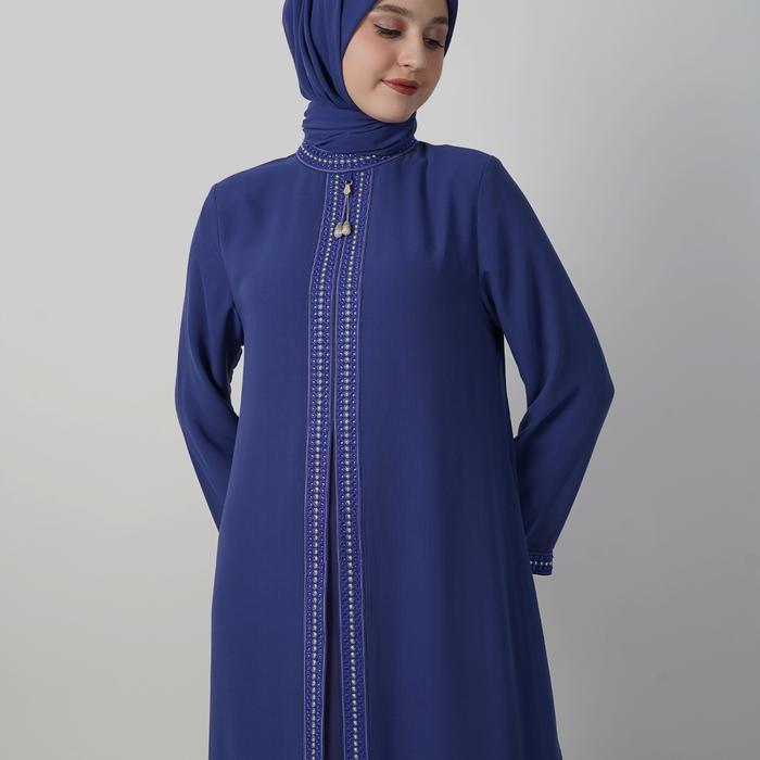 Gambar Abaya HIKMAT A4823 ORIGINAL + hijab* - Biru, S dari NezsaShop undefined Tokopedia