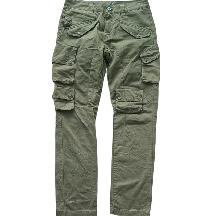 Gambar celana cargo tactical freebase size 31 second green army slim fit dari Hazardstore2021 undefined Tokopedia