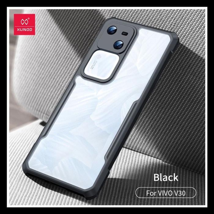Gambar Vivo V30 / V30 Pro 5G XUNDD Beatle Original Casing Hard Case Cover Back Transparan Soft Silikon - VIVO V30 5G., HITAM. dari Case Thebest undefined Tokopedia