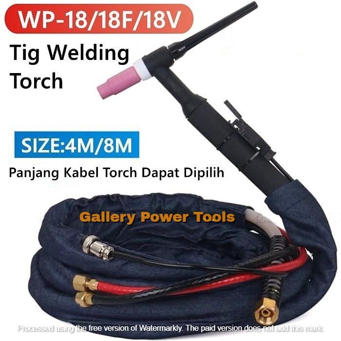 Gambar Tig Torch WP18 Stang Argon Tang Las WP-18 WP 18 WP18V WP18F 4M 8M SET - Wp18F, 4M dari Gallery Power Tools undefined Tokopedia