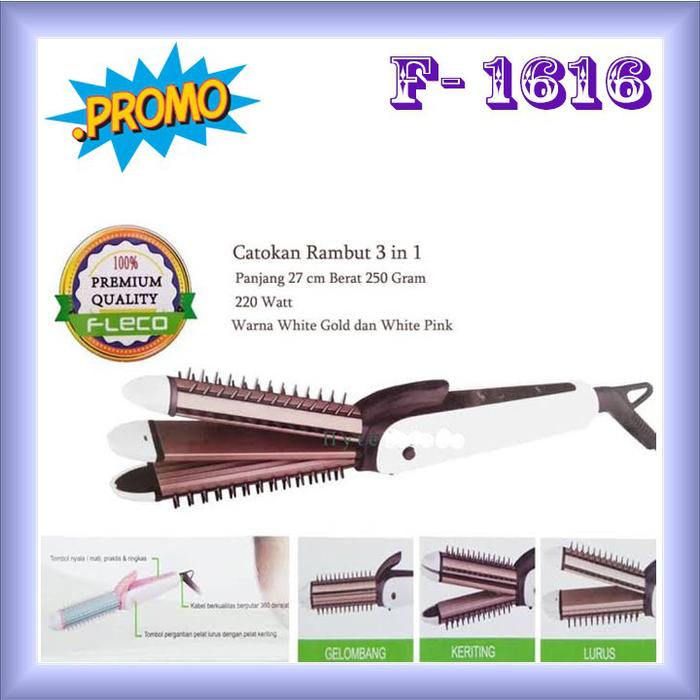 Gambar Catok rambut Fleco F-1616 dari Sigma solo undefined Tokopedia