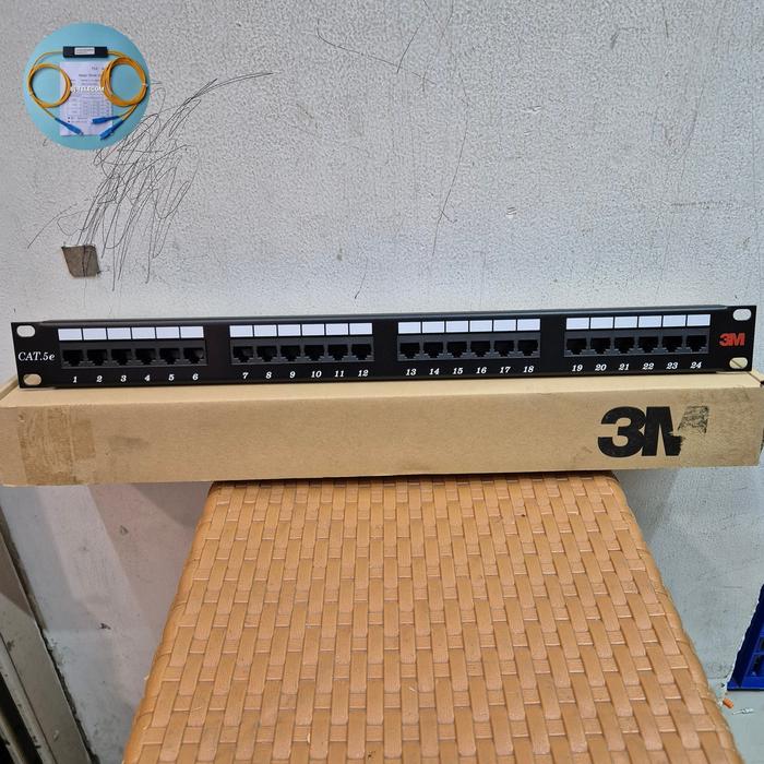Jual PATCH PANEL 24PORT CAT 5E 3M ORIGINAL LENGKAP MODULAR - Jakarta ...