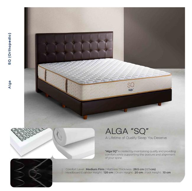 Gambar SPRINGBED ALGA Super Quality (MODEL BARU) MATRAS ONLY 160X200 dari Simpati Furniture undefined Tokopedia