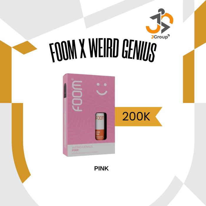 Gambar FOOM X WEIRD GENIUS SERIES POD KIT + LIQUID 15ML AUTHENTIC BY FOOM - PINK dari Jvape Surabaya undefined Tokopedia