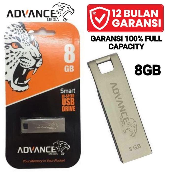 Gambar Flashdisk Advance Media 8 16 32 64 GB USB Flashdrive Smart High Speed - 8 gb dari galleryoneid official undefined Tokopedia