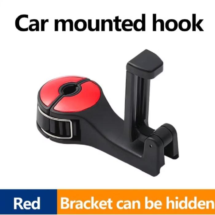 Gambar (JMB) Holder Hp HD11 Jok Mobil Holder Hp Jepit Mobil Multifungsi Kait Gantungan Holder Clip Hook - red dari JMB AKSESORIS undefined Tokopedia