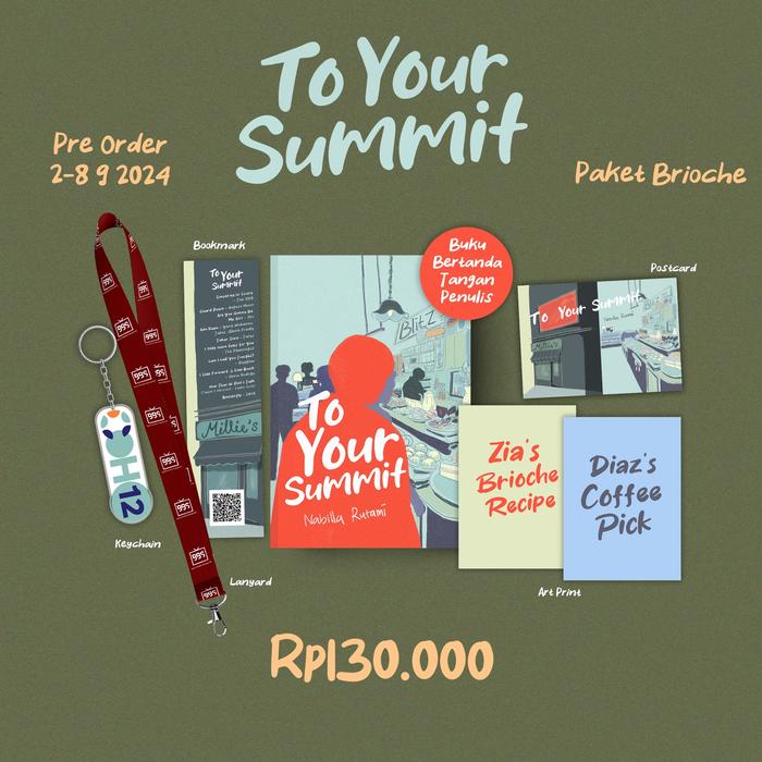 Gambar Buku Novel - To Your Summit - Nabilla Rutami - Bukune - Bumifiksi - Brioche dari Bumi Fiksi Makassar undefined Tokopedia