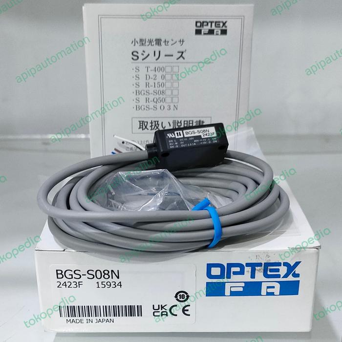 Gambar OPTEX FA BGS-S08N PHOTOELECTRIC SENSOR ORIGINAL JAPAN dari apipautomation undefined Tokopedia