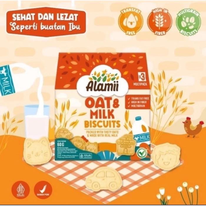 Gambar Alamii Multigrain Biscuit 60gr / Camilan Anak - Oat & Milk dari Gudang bayi kita undefined Tokopedia