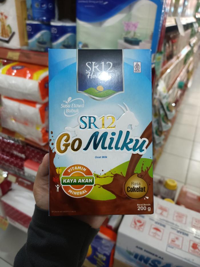Gambar SR12 SUSU KAMBING GO MILKU 200GRAM ALL VARIANT - Coklat dari Martplus Minimarket undefined Tokopedia