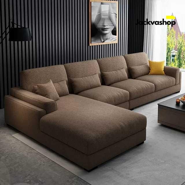 Gambar Furniture Ruang Tamu Sofa Minimalis Modern L Sudut Full Set dari Jackvashop undefined Tokopedia