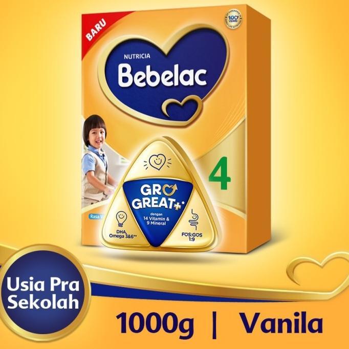Gambar BEBELAC 4 VANILA 1000 G SUSU PERTUMBUHAN ANAK dari naimaemah84002 undefined Tokopedia