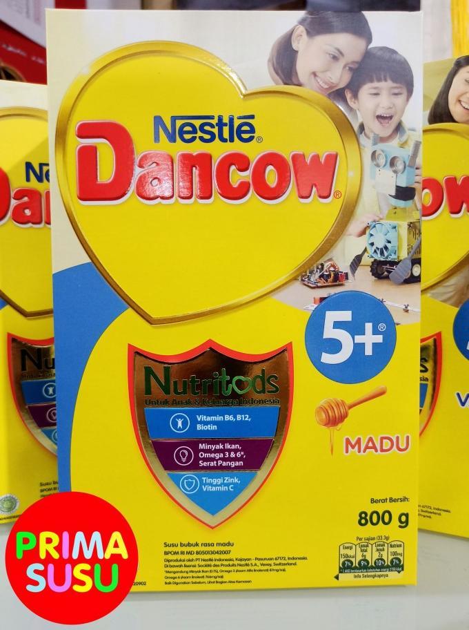 Gambar Dancow 5+ 800 Gram, Madu, Vanila, Cokelat - madu dari naimaemah84002 undefined Tokopedia