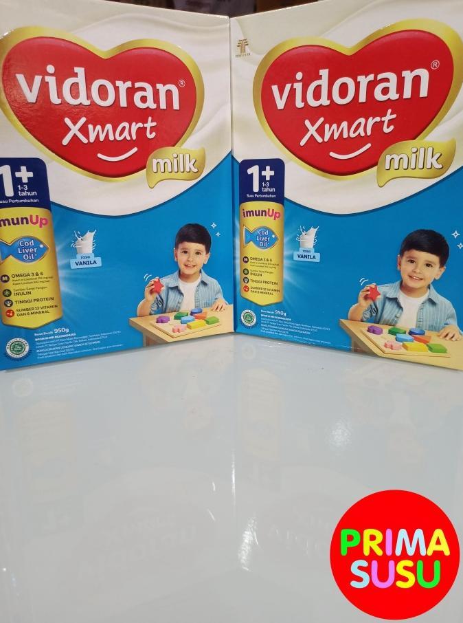 Gambar Vidoran Xmart 1+ 950 Gram, Vanila, Madu. Susu Formula Anak Tahap 1 - Vanila dari naimaemah84002 undefined Tokopedia