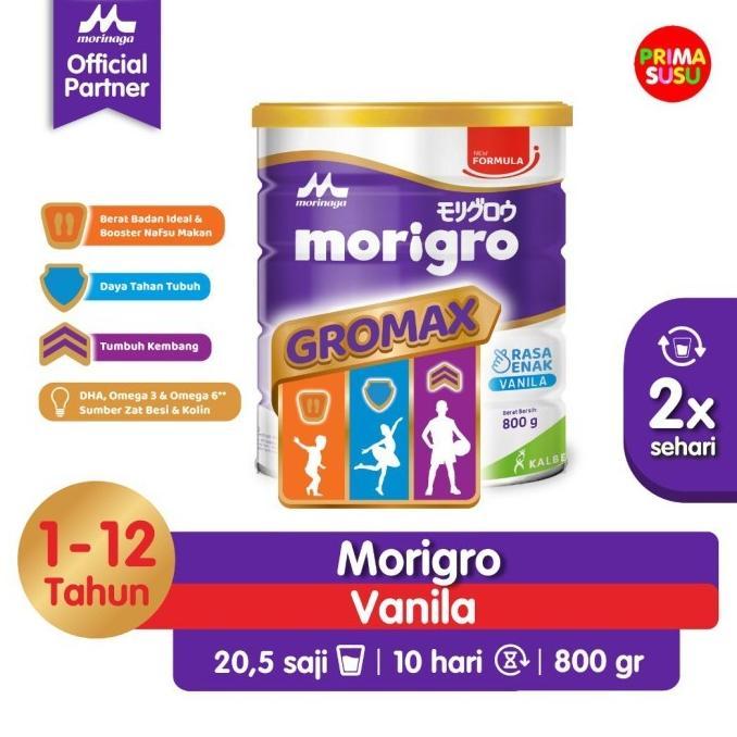 Gambar Morinaga Morigro Gromax 800gr Vanila, Madu - Vanila dari naimaemah84002 undefined 3 Tokopedia