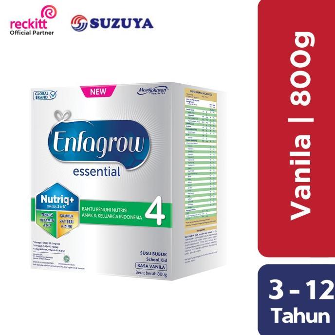 Gambar Enfagrow Essential 4 Vanila Kotak 800Gr dari naimaemah84002 undefined Tokopedia