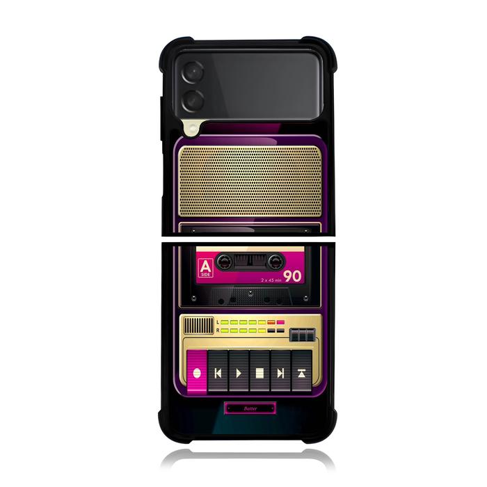 Gambar Phone Case Samsung Z FLip Series Flip 5 Flip 4 Flip 3 TPU Protection Cassette Player - Z FLIP 3 dari GudangKaosBekasi undefined Tokopedia