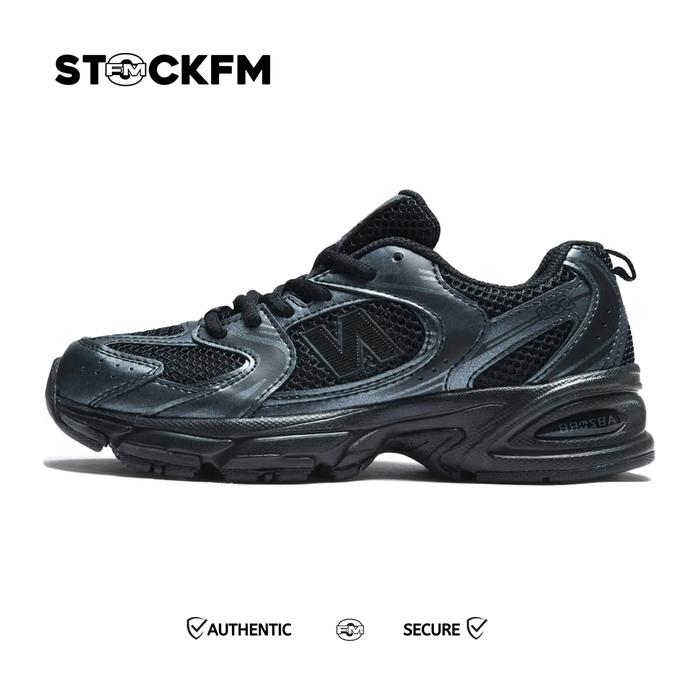 Jual New Balance 530 Triple Black Dark Silver GS (GR530PB