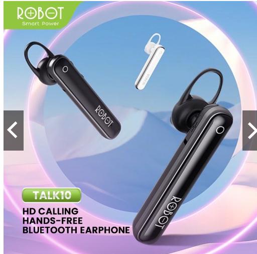 Earphone Bluetooth Robot Talk 10 V50 Original Hansfree Bluetooth
