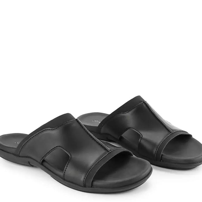 Gambar YONGKI KOMALADI - SANDAL SLIDE PRIA ORIGINAL - Dika - Black dari DUZ&NN undefined Tokopedia
