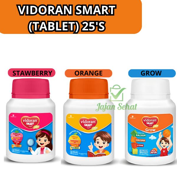 Gambar Vidoran Smart Vitamin -- Tablet hisap isi 25’s - Jeruk dari Jajan Sehat Shop undefined Tokopedia