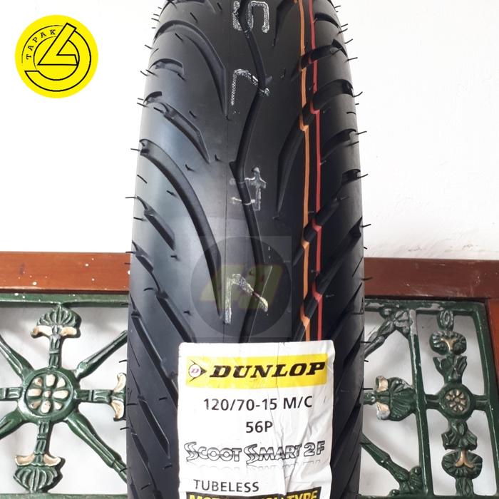 120 70 17 Motorcycle Tire Dunlop Scootsmart Scooter Front Tire