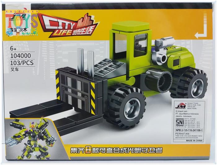 Gambar Sembo Block 8 in 1 Kendaraan Konstruksi Bisa jadi Robot 104000 - 7 - 104000 dari Mainan dulu dan kini undefined Tokopedia
