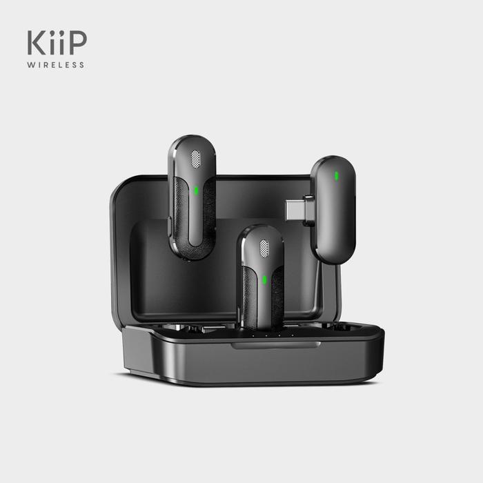 Gambar KIIP MICROPHONE WIRELESS MIC CLIP ON DUAL PORTABLE TYPE C LIGHTNING M8 - LIGHTNING dari ChristCollections undefined Tokopedia