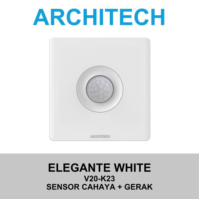 Gambar ARCHITECH V20 SERIES ELEGANTE V20 Saklar Lampu/ Saklar WHITE ELEGANTE NEW 2.2 GABUNGAN - SAKLAR SENSOR dari ARCHITECH INDONESIA undefined Tokopedia