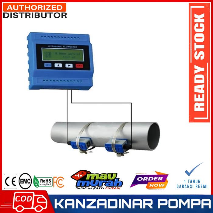 Jual Flow Meter TUF2000M 15-100mm TS-2 Ultrasonic Flowmeter TUF-2000M ...