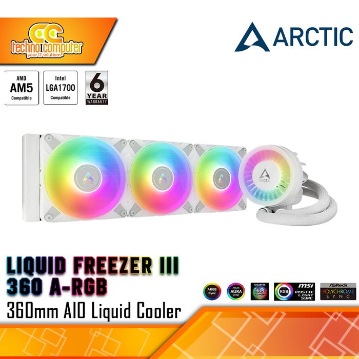 Gambar CPU COOLER ARCTIC Liquid Freezer III 360 ARGB - 360mm AIO Liquid Cooler - Putih dari Techno Computer Bali undefined Tokopedia