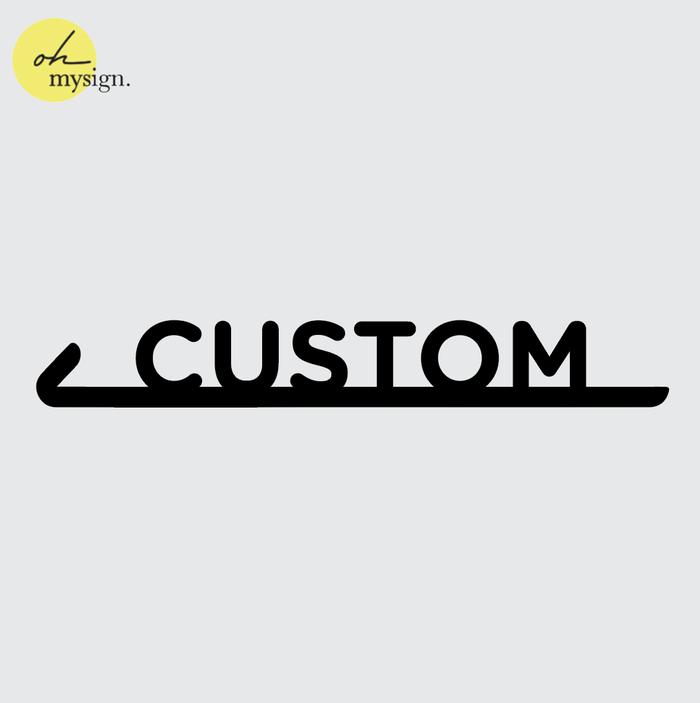 Gambar Custom Sign Akrilik Panah Modern Acrylic Sign Board Penunjuk Arah Keren Laser Cutting Custom Tulisan Arrow - Hitam dari Oh My Sign undefined Tokopedia