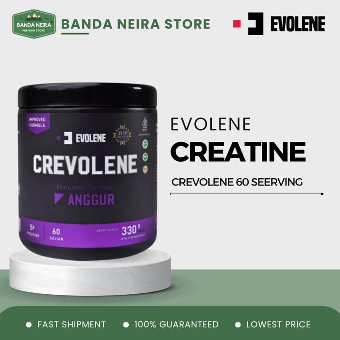 Gambar Evolene Crevolene Creatine - 60 SERVINGS, UNFLAVORED dari Banda Neira Store undefined Tokopedia