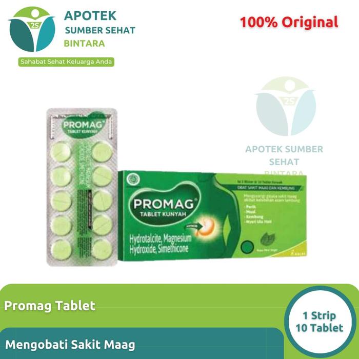 Gambar Aqwsc Promag Tablet - 1 Strip 10 Tablet - 1 Strip dari Kriswanti130 undefined Tokopedia