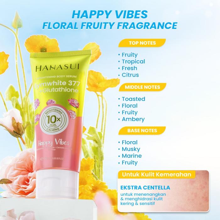 Gambar [New] Hanasui Brightening Body Serum | Menghaluskan | Melembabkan | Meratakan Warna Kulit | Body Serum 180 ml - Suns Glow dari CHICBEAUTE undefined 5 Tokopedia