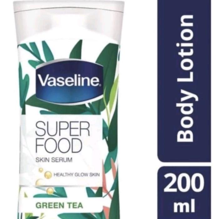 Gambar Vaseline Super Food Skin Serum Body Lotion Green Tea 200 ML - Cranberry dari Rizkisoap undefined 5 Tokopedia