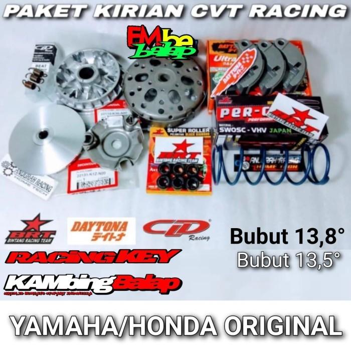 Gambar PAKET BRT UPGRADE FULL KIRIAN CVT BEAT KARBU PULLEY SET CUSTOM SCOOPY KARBU SPACY KARBU KVY - PAKET 1 dari JAVARACE MATIC undefined Tokopedia