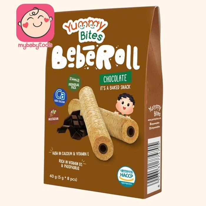 Gambar YUMMY BITES BEBEROLL BABY SNACK 40 GR - Chocolate dari Malika_shhop undefined Tokopedia