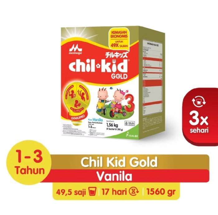 Gambar Morinaga CHIL KID Gold Vanila Madu 1560gr - Vanila dari Nands Baby'S undefined Tokopedia