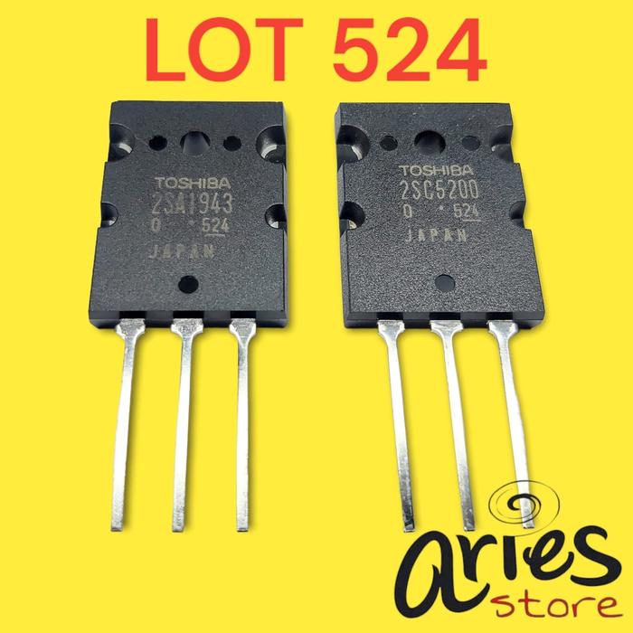 TWO PAIRS TOSHIBA 2Sa1943 + 2Sc5200 Made In Japan - Foto 5