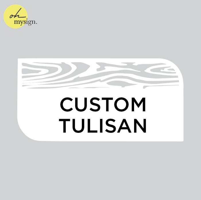 Jual Custom SIgn Board Papan Akrilik Custom Tulisan Nama Ruangan Kantor ...