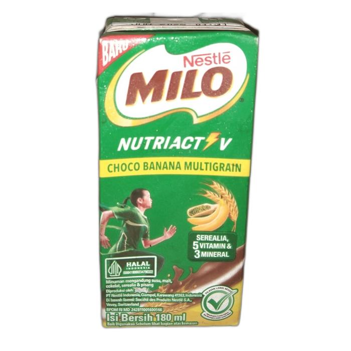 Gambar Nestle Milo Nutriactive Rasa Choco Banana Multigrain 180 ml dari TokoSuksesMandiri undefined Tokopedia